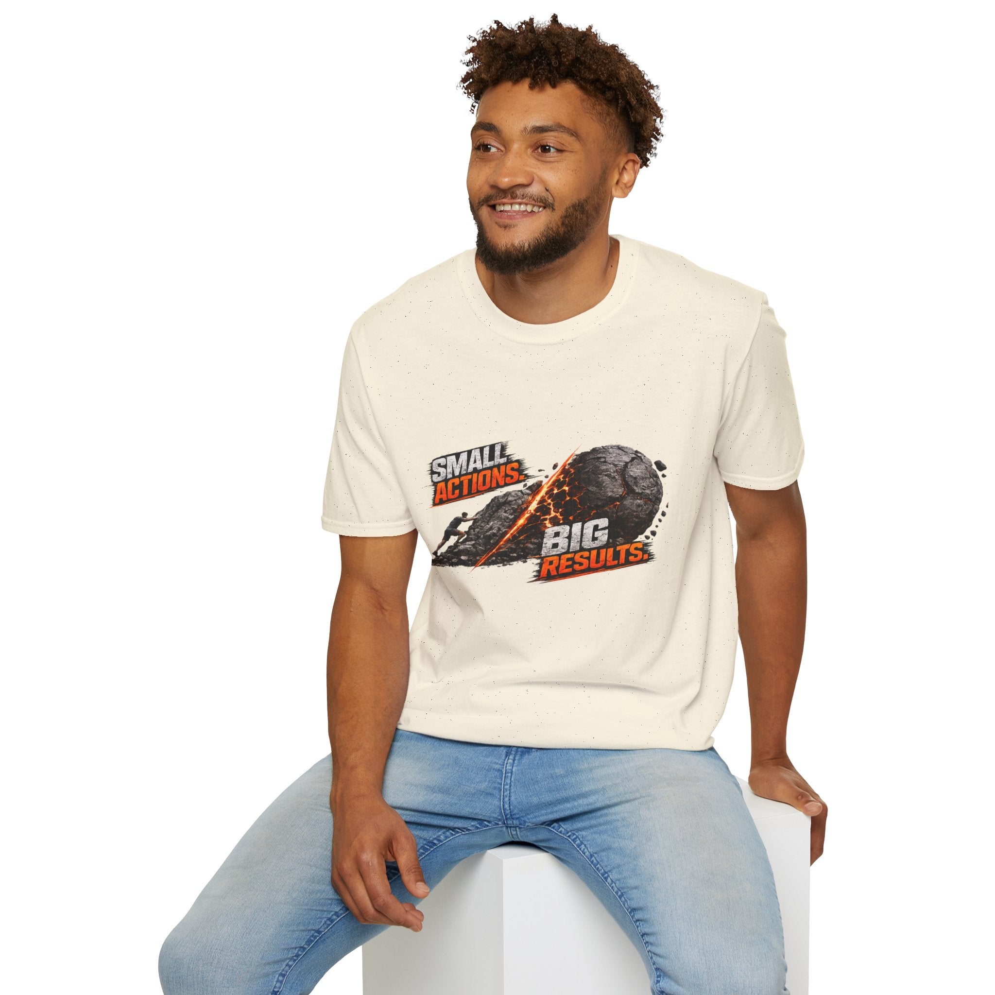 Small Actions Big Results Unisex Softstyle T-Shirt