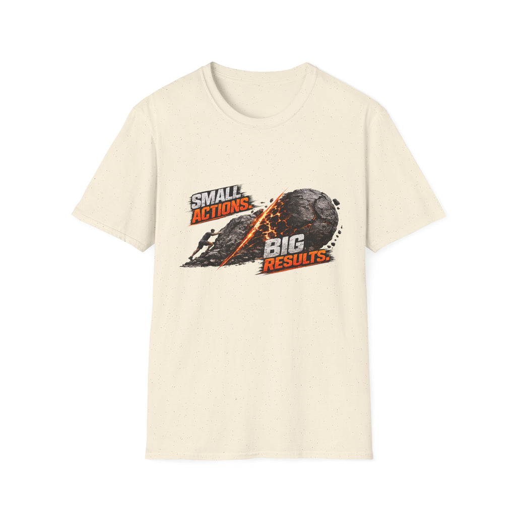 Small Actions Big Results Unisex Softstyle T-Shirt