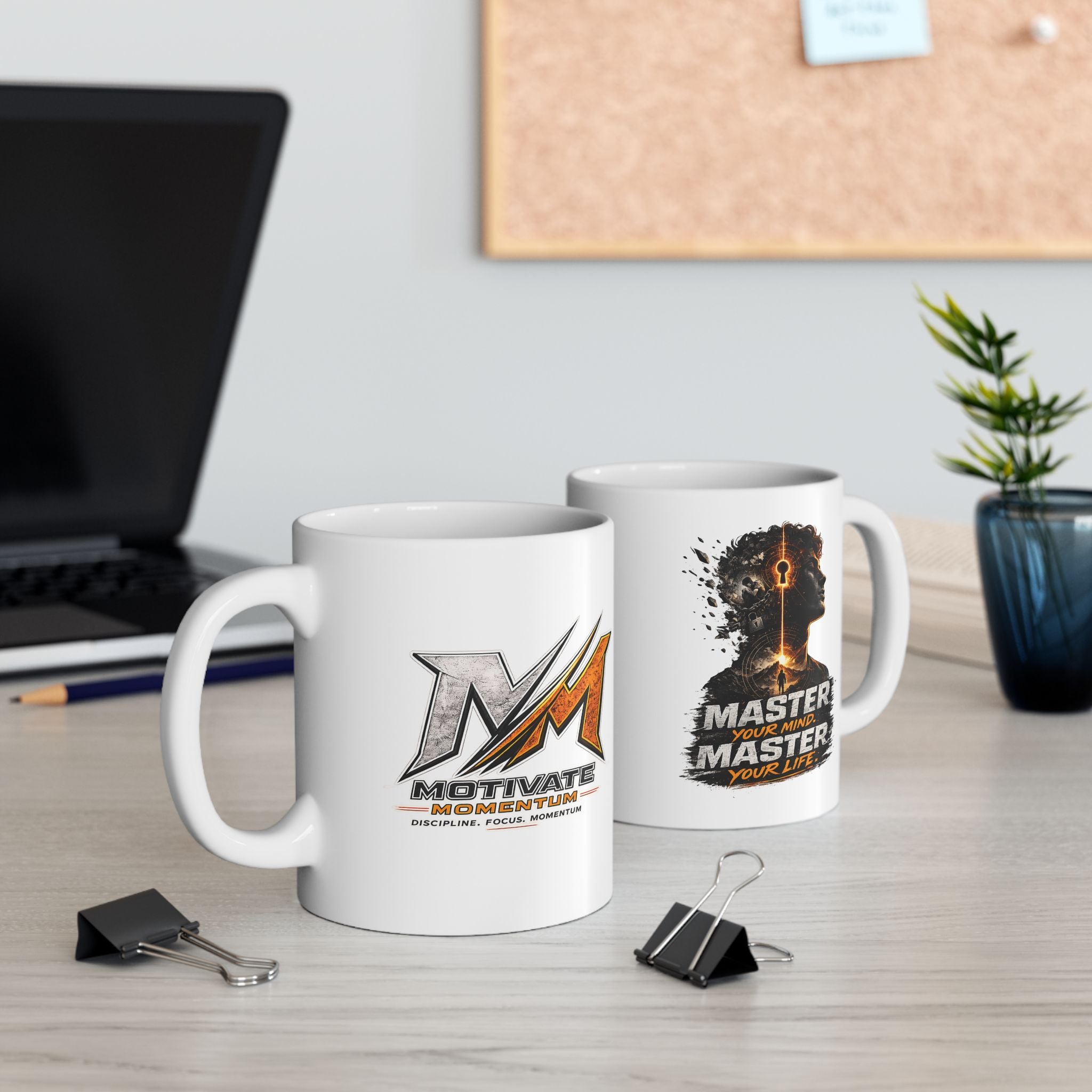 Master Your Mind Ceramic Mug, (11oz, 15oz)