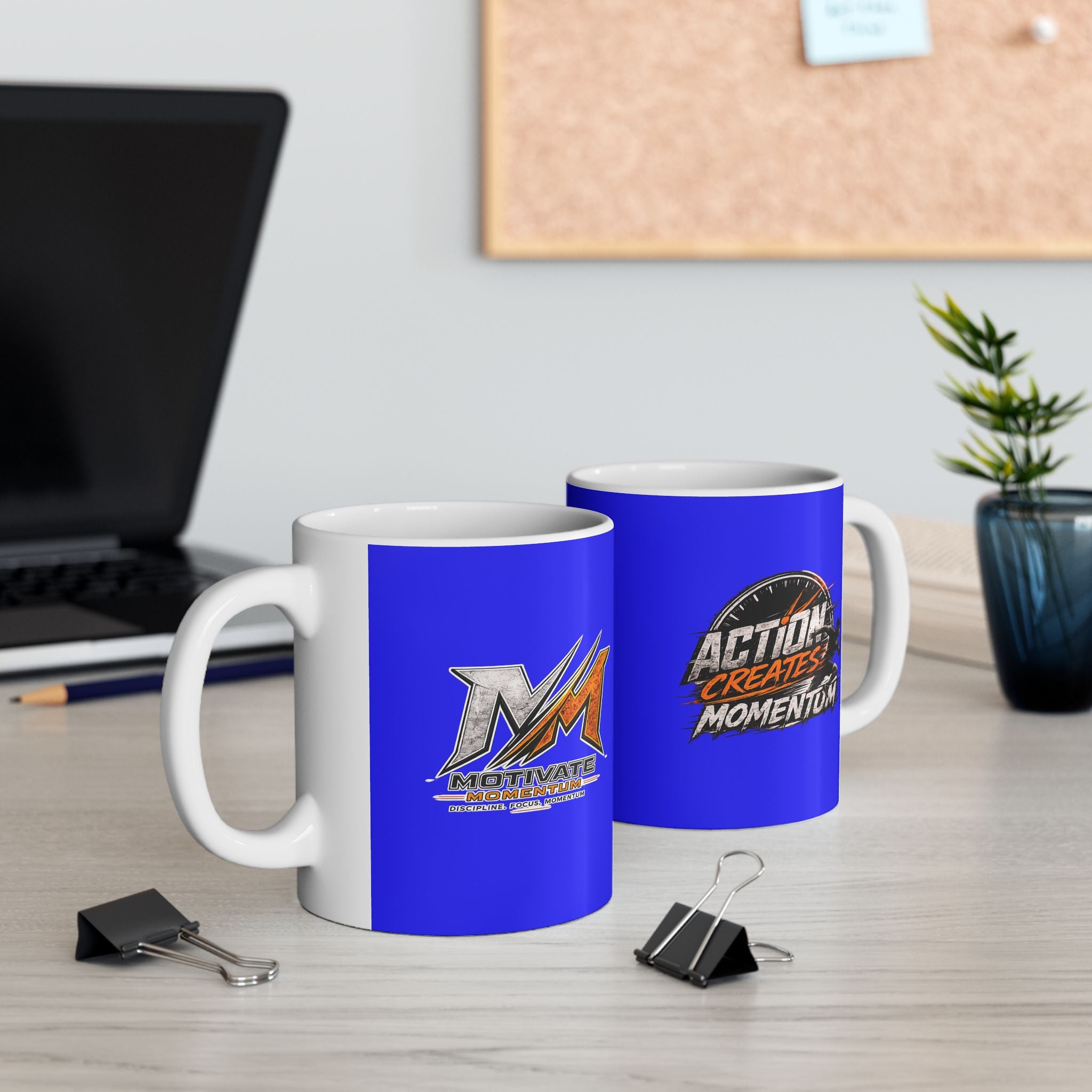 Action Creates Momentum Ceramic Mug, (11oz, 15oz)