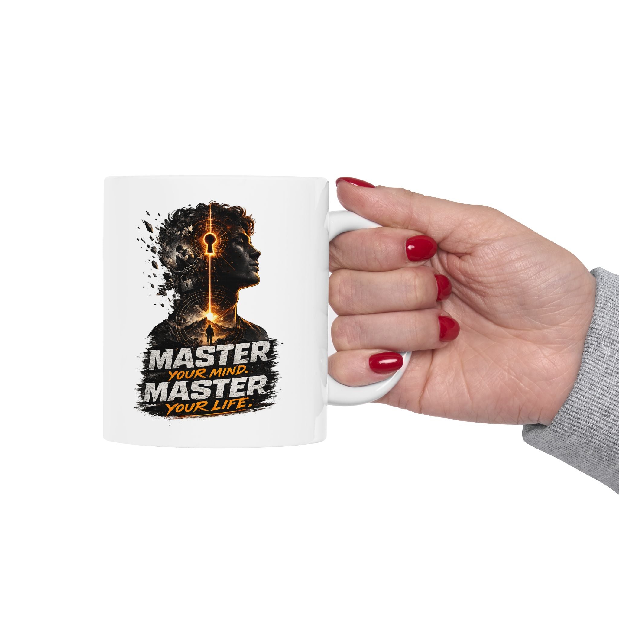 Master Your Mind Ceramic Mug, (11oz, 15oz)