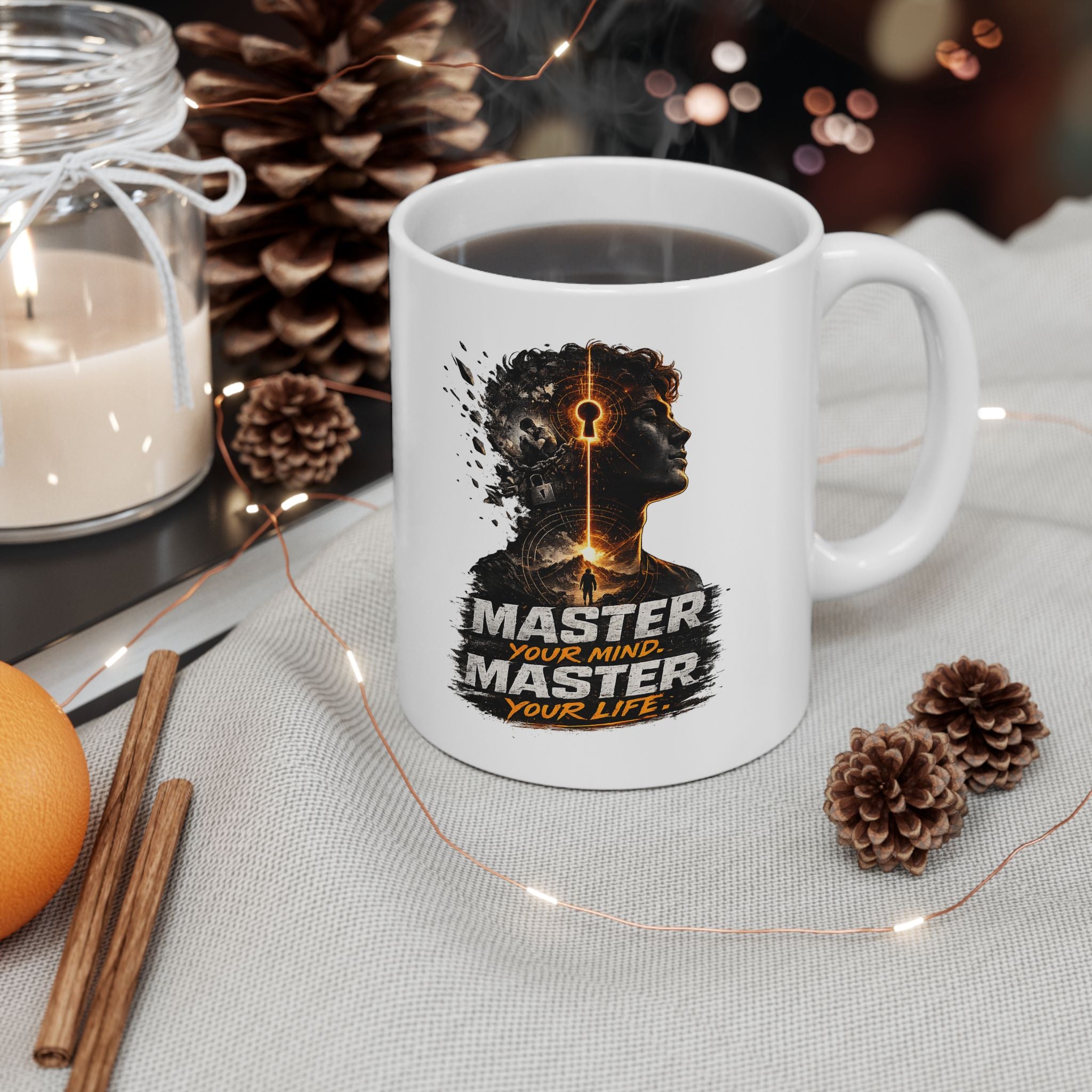 Master Your Mind Ceramic Mug, (11oz, 15oz)