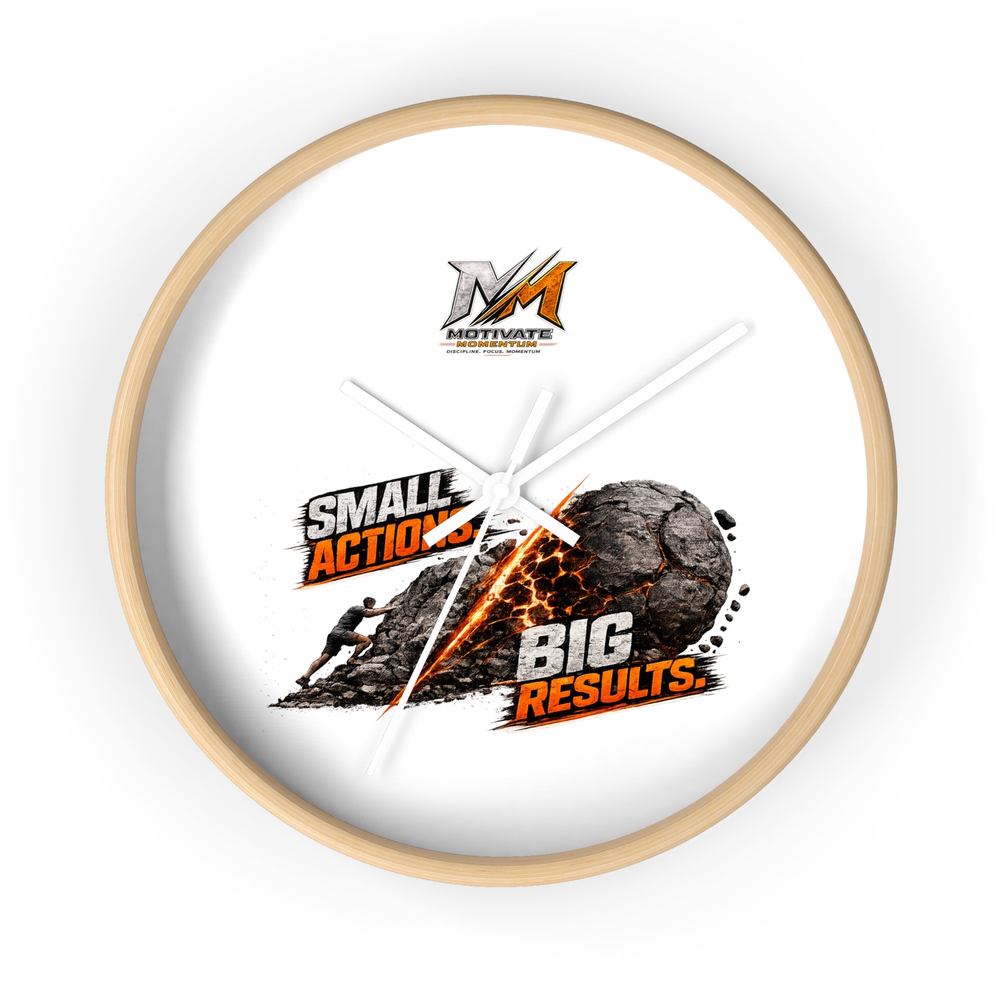 Small Actions Big Results Wall Clock