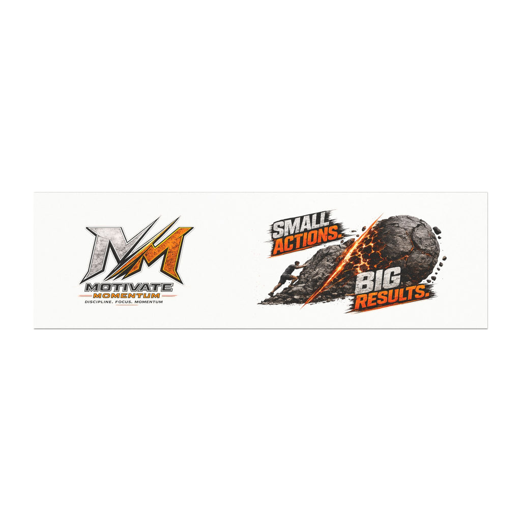 Small Actions Big Results Car Magnets