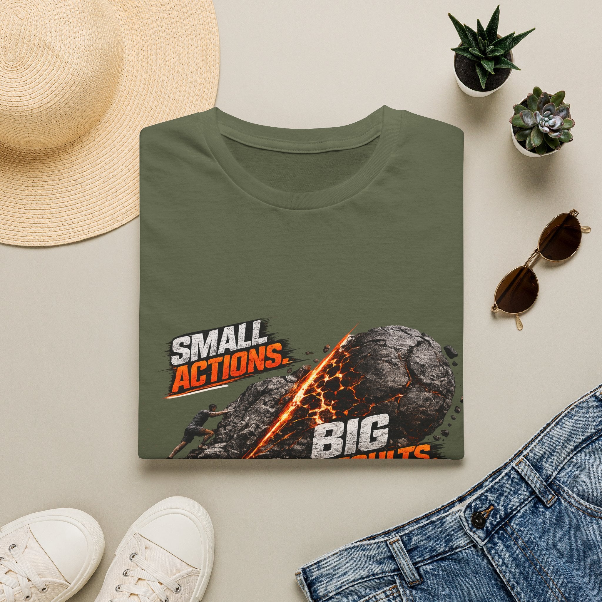 Small Actions Big Results Unisex Softstyle T-Shirt