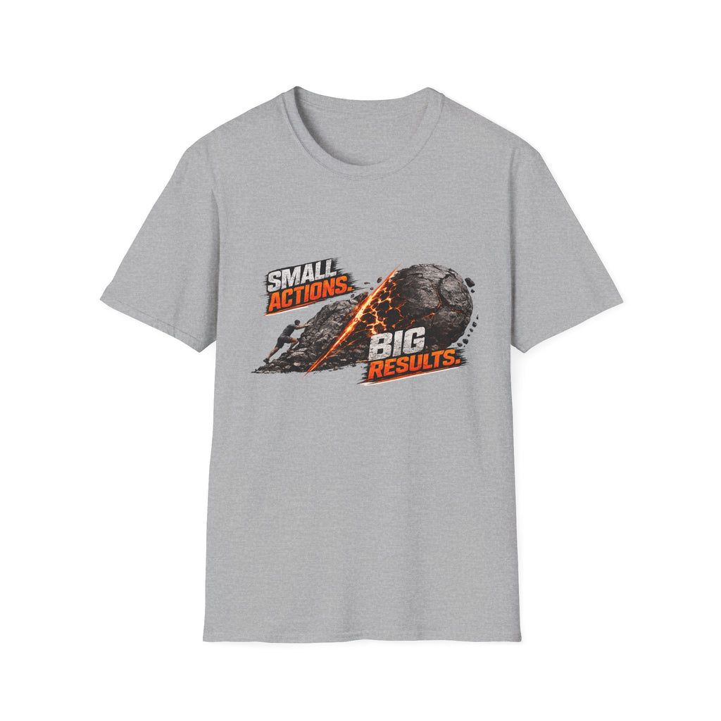 Small Actions Big Results Unisex Softstyle T-Shirt