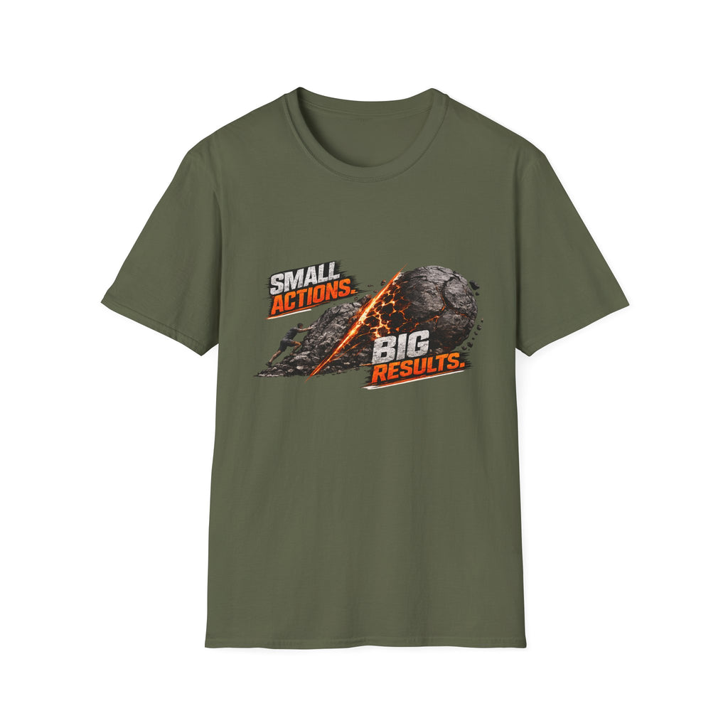 Small Actions Big Results Unisex Softstyle T-Shirt