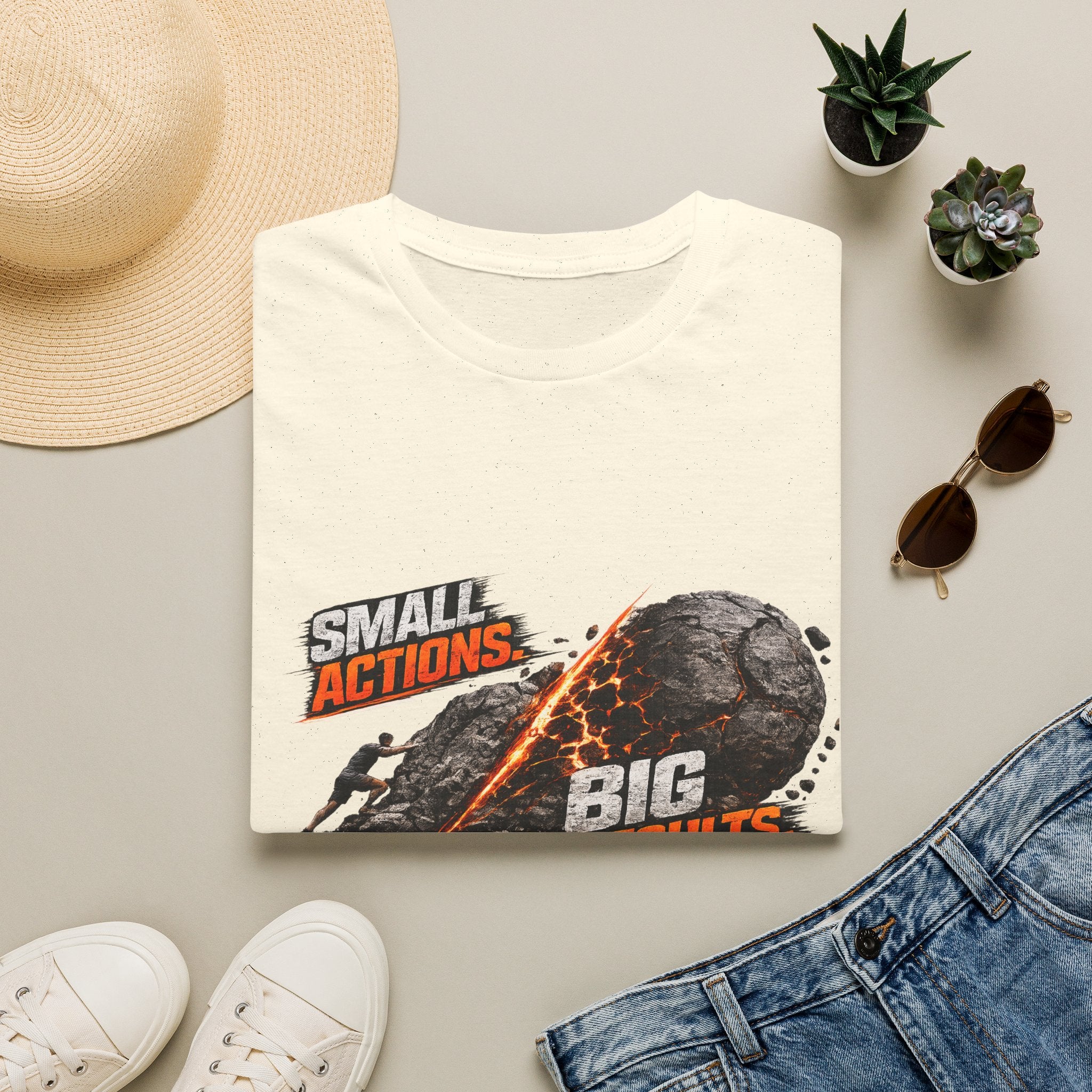 Small Actions Big Results Unisex Softstyle T-Shirt