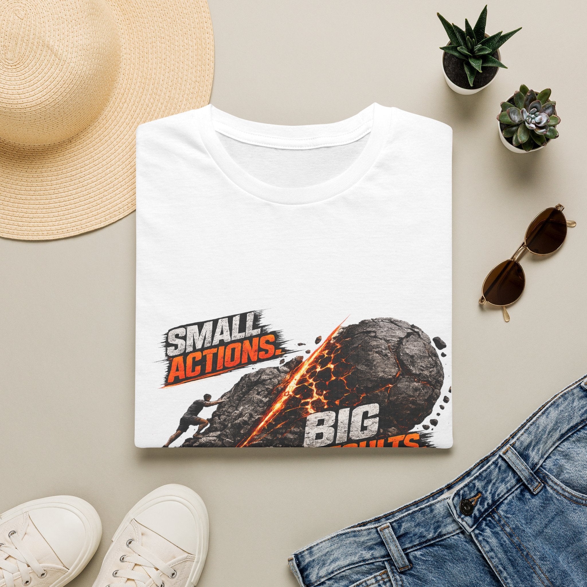 Small Actions Big Results Unisex Softstyle T-Shirt