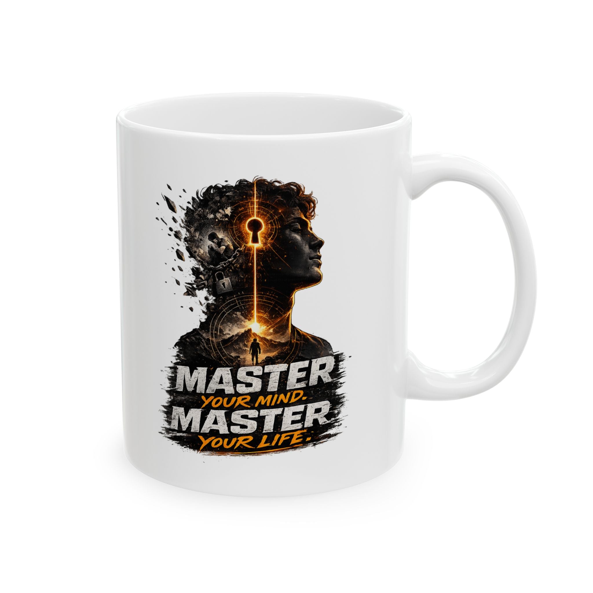 Master Your Mind Ceramic Mug, (11oz, 15oz)