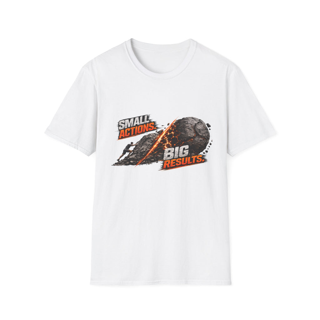 Small Actions Big Results Unisex Softstyle T-Shirt