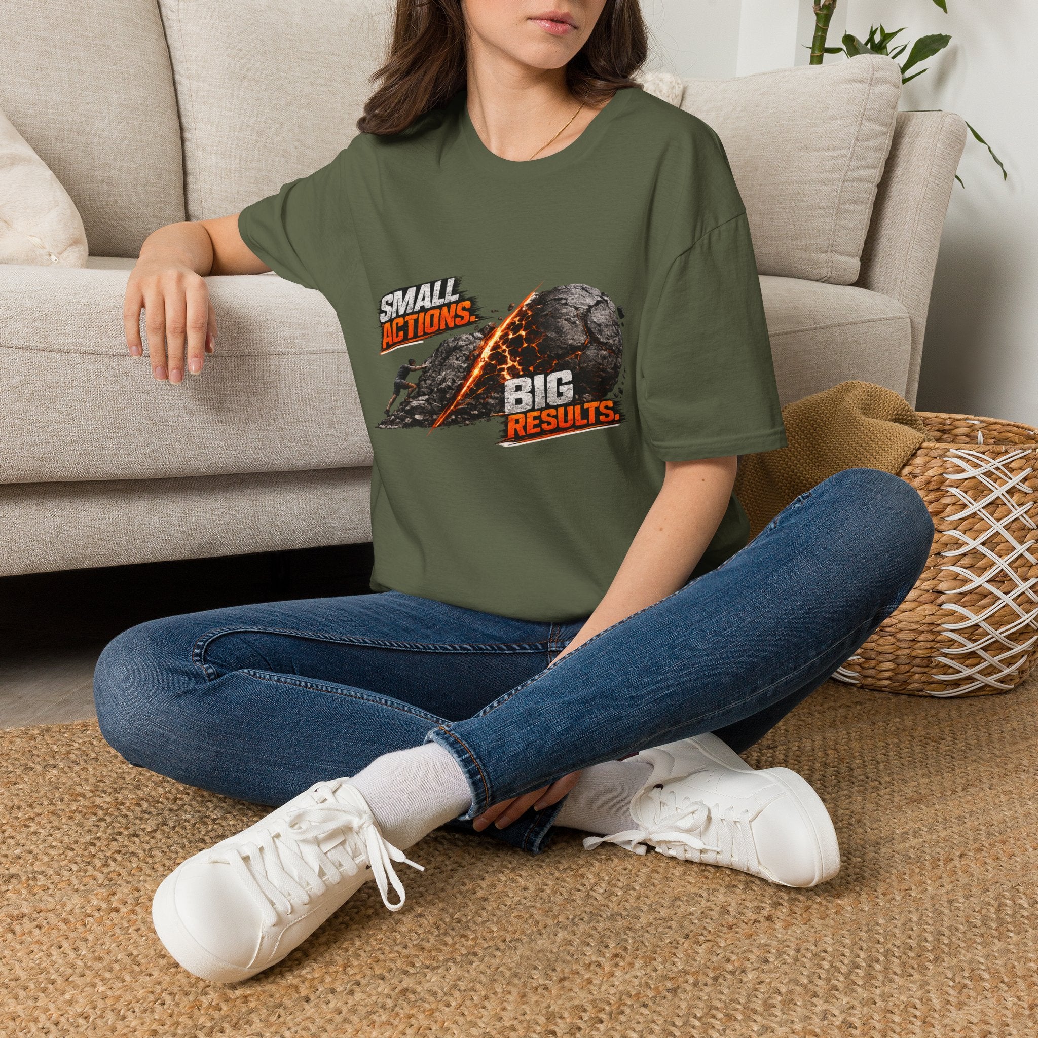 Small Actions Big Results Unisex Softstyle T-Shirt